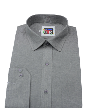 Light Grey Shemrey Cotton Shirt