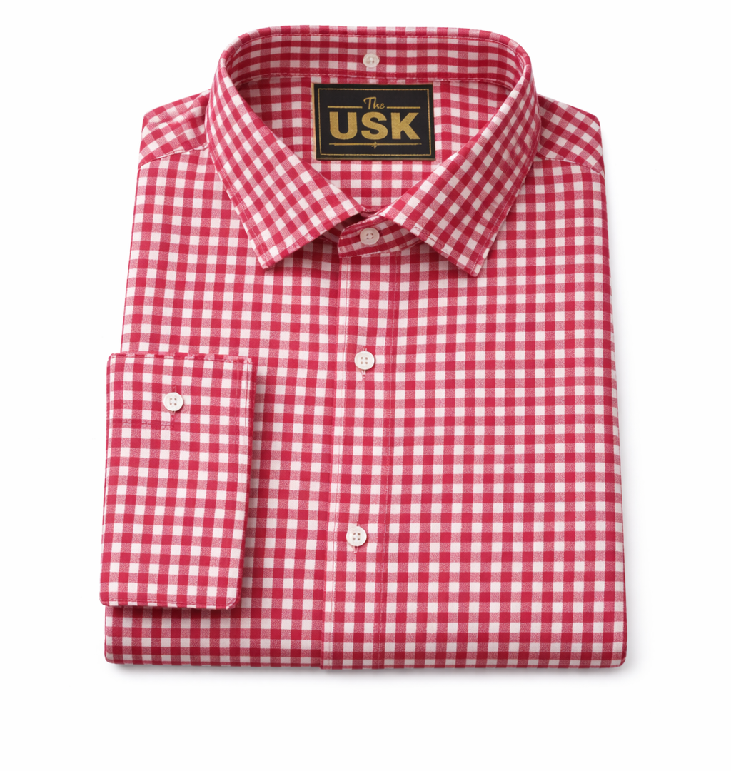 Classic Red White Check