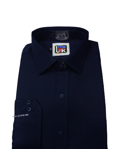 Navy Blue Egyptian Cotton Shirt